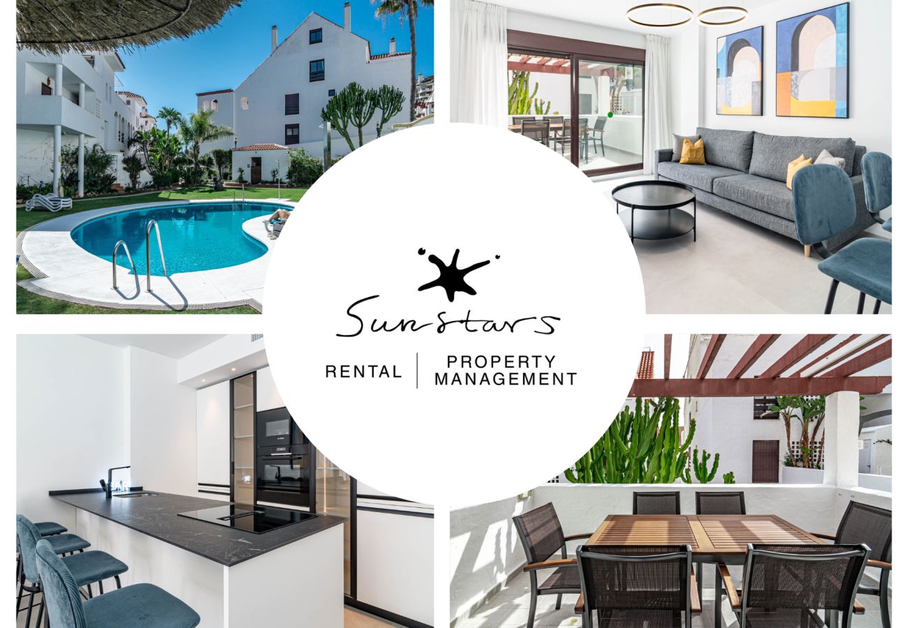 Ferienwohnung in Neu-Andalusien - Modern fully renovated 4 bedroom apartment in the heart of Nueva Andalucia, walking distance to Centro Plaza 