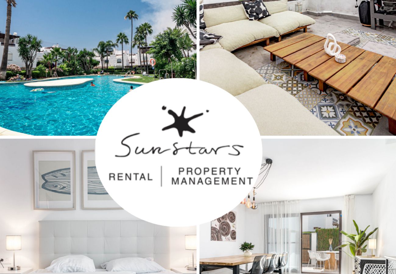 Terraced House in San Pedro de Alcántara - Beach front townhouse with rooftop terrace