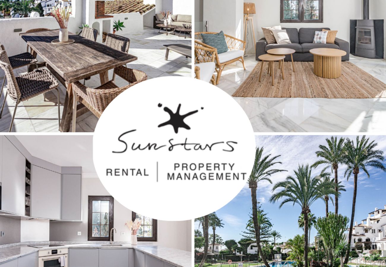 Апартаменты на Nueva andalucia - Aldea Blanca, Puerto Banus with Seaview